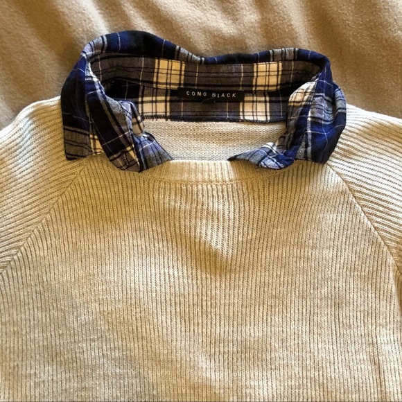 1990’s Como Black vintage Faux Sweater - Picture 11 of 13